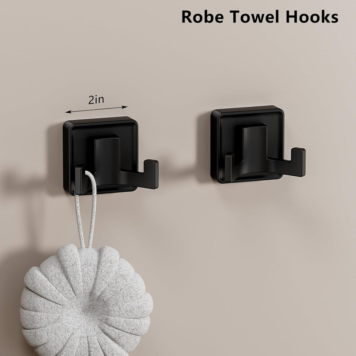 5-Pieces Matte Black Bathroom Hardware Accessories Set, SUS304 Stainless Steel Bath Towel Bar Set, 15.6 Inch Bath Towel Bar Set，Towel Racks for Bathroom Wall Mounted.