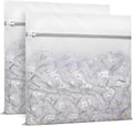 Muchfun 2Pcs Durable Diamond Mesh Laundry Bags for Delicates 24 x 24 Inches