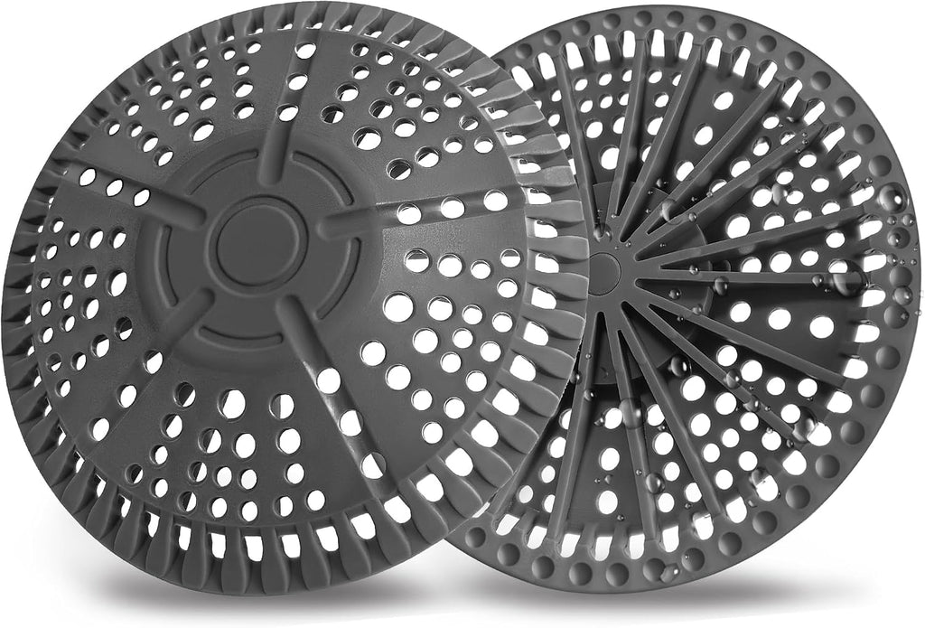 Shower Drain Hair Catcher,2PC 5.5in Shower Hair Catcher Large Premium