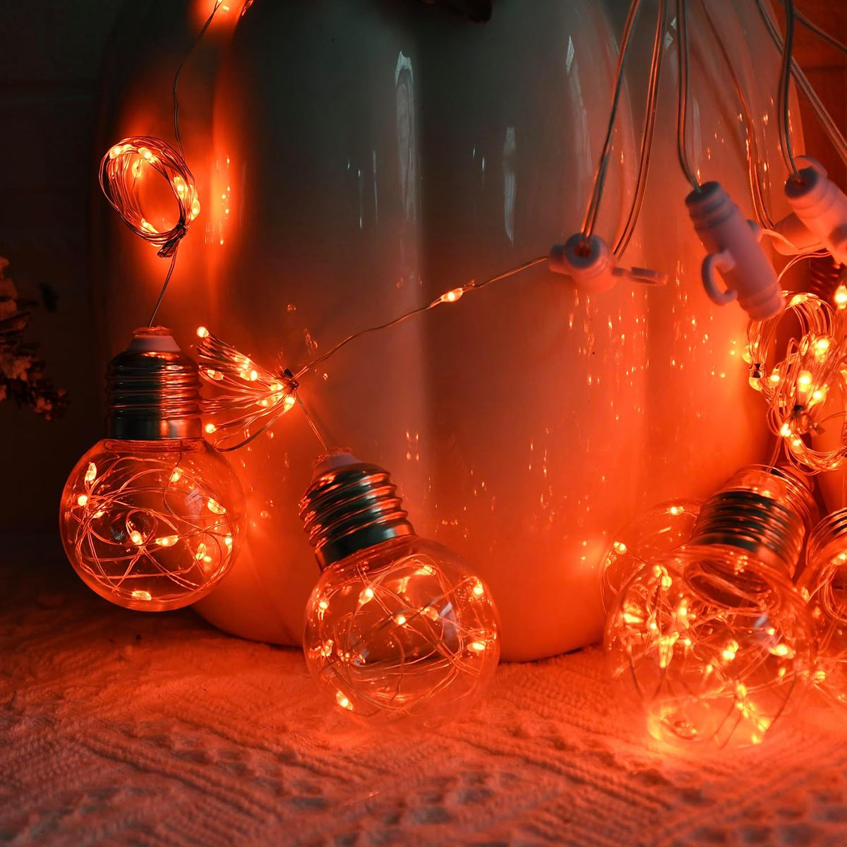 YOLIGHT Wishing Ball Curtain Lights 9.8 x3.3 ft, USB/Battery Powered