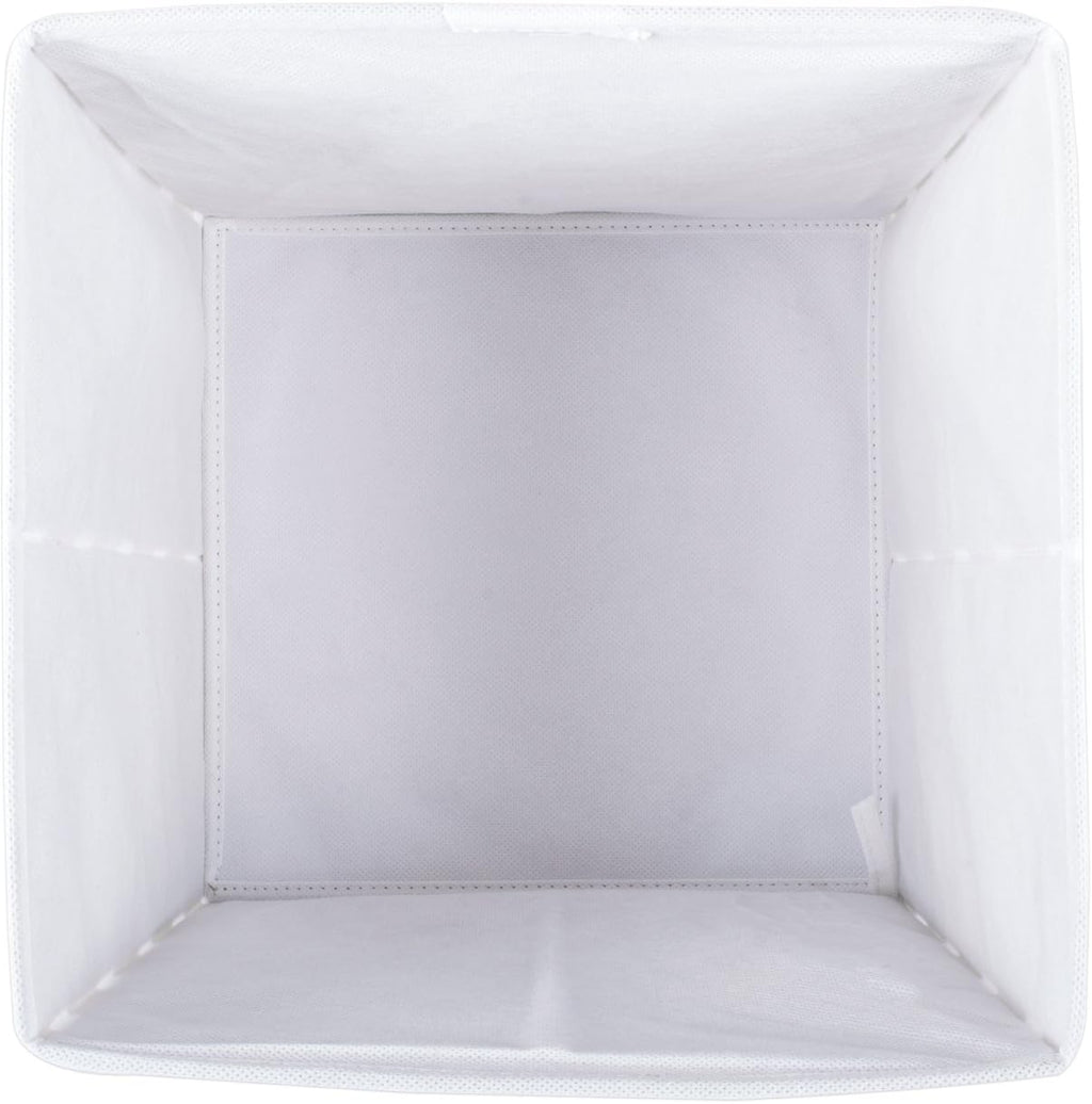 DII Non Woven Polyester Storage Bin, Lattice, Aqua, Small Set of 4