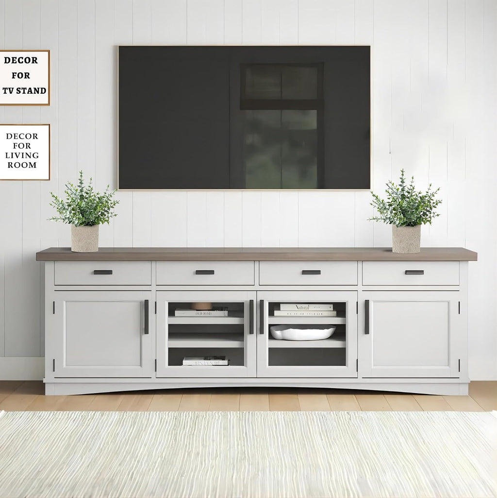 2 Pack Fake Plants Eucalyptus Potted for Home Office Bathroom Decor | Sage Green Frosted Artificial Plants, Pet and Kids Safe, Maintenance - Free Farmhouse Decor for Shelf Desk Bedroom Coffee Table