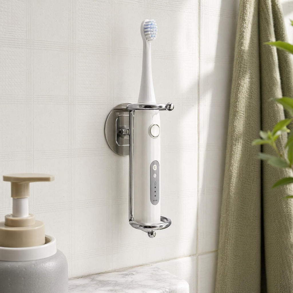 Electric Toothbrush Holder Wall Mounted, Cast Iron, 1 Pack