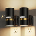 L LOHAS LED Motion Sensor Night Light Plug in, 3000K Soft White, 2 Pack