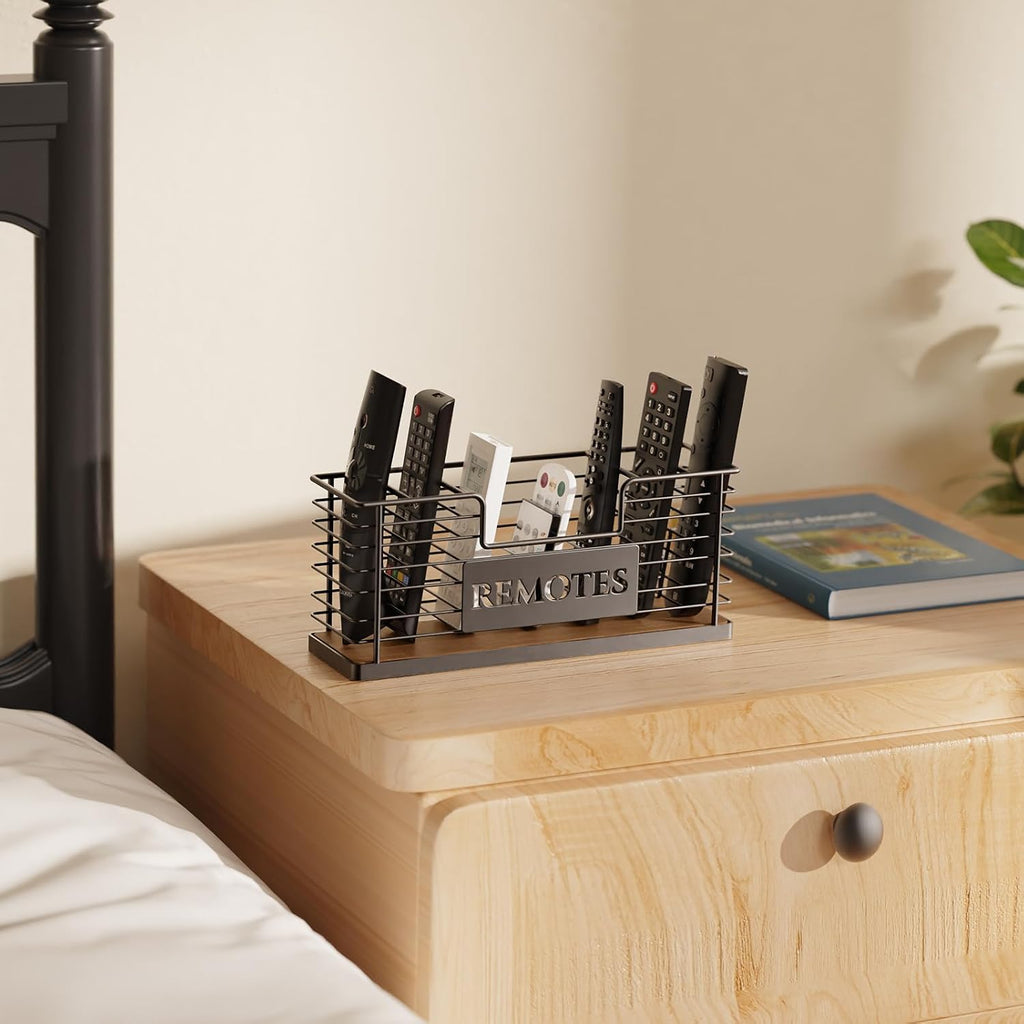 Remote Control Holder, 7-Slot TV Remote Holder Wall Mount
