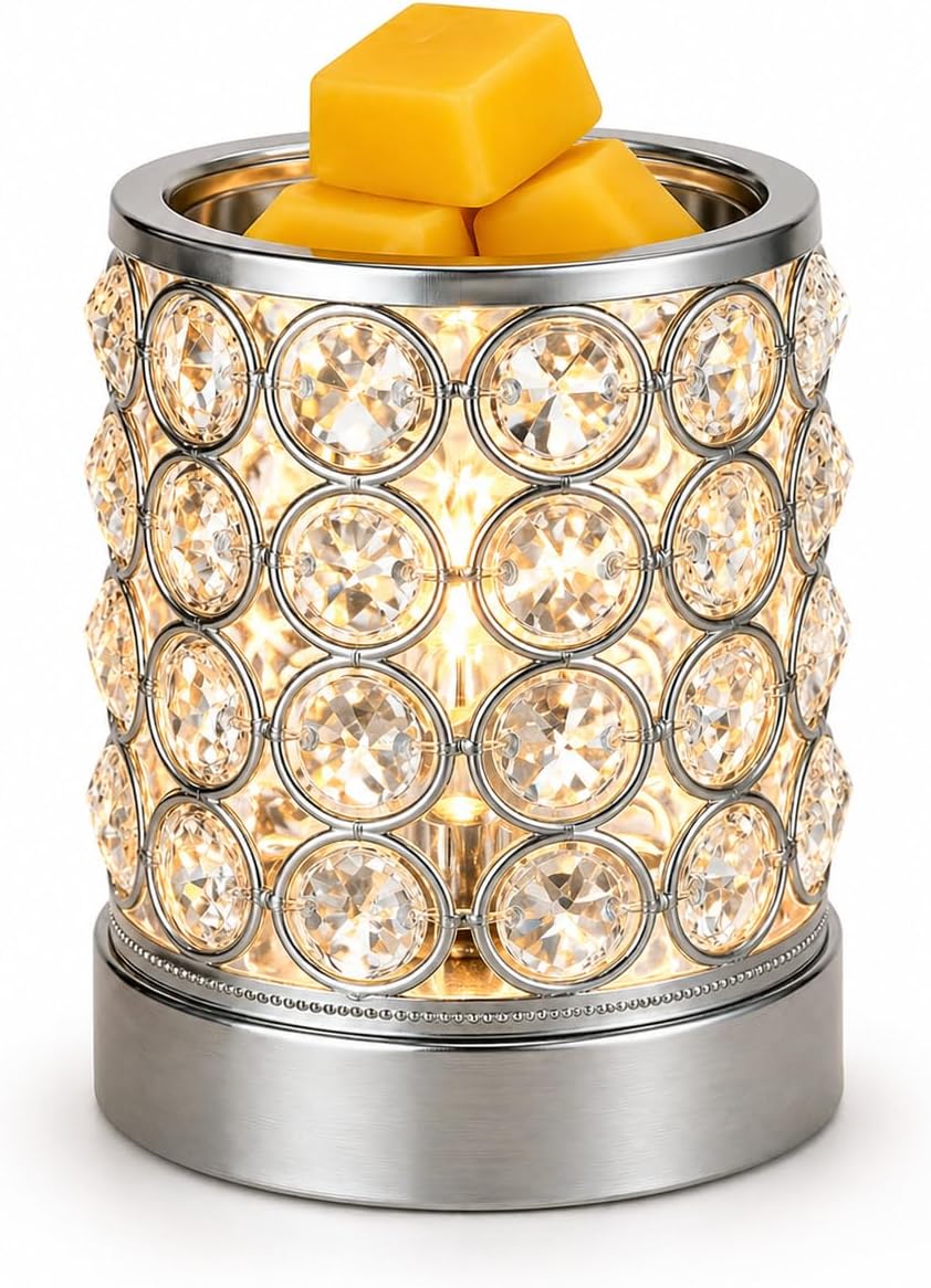 Leyoue Wax Warmer, Crystal Wax Melt Warmer with Bulb Heating
