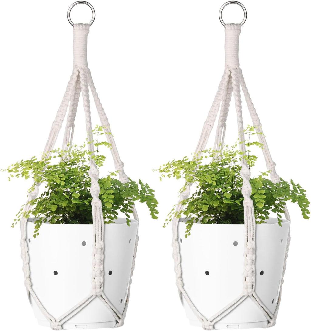 garini 2 Pack 20Inch Macrame Plant Hanger Rope to Hang Flower Pot Plant