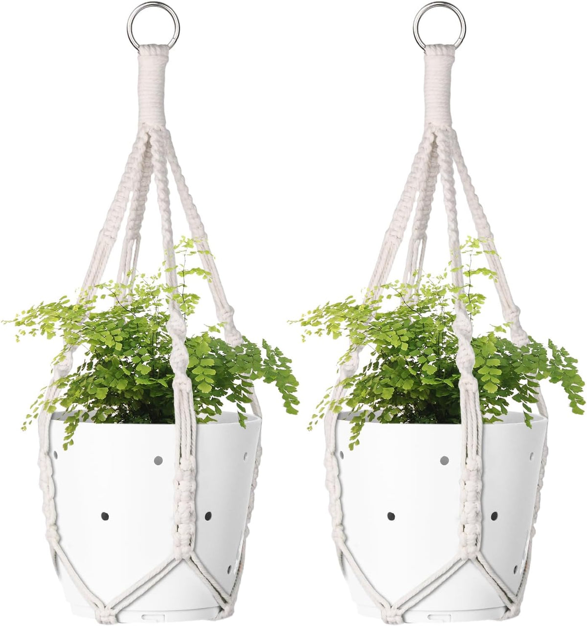 garini 2 Pack 20Inch Macrame Plant Hanger Rope to Hang Flower Pot Plant