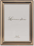 Lawrence Frames Strata Metal Picture Frame, 5x7, Gold