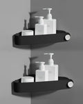 Sotfamily Plastic Shower Caddy Corner (for 90° Only), 2 Pack