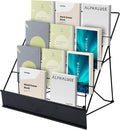 Book Signing Rack,Library Classroom Picture Literature Brochure 4 Tiered