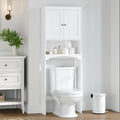 Spirich Over The Toilet Storage Cabinet with Doors, Bathroom Organizer