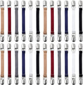 Boao 24 Pcs Bed Sheet Clips Straps Heavy Duty Adjustable Fasteners Elastic Fitted Bed Holder Mattress Corner Sheet Fasteners for Home Room Couch Supplies (Multicolor,5.5 Inch)