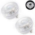 2 Pieces LED Motion Sensor Night Light, 110V Plug-in Wall Nightlight, Bathroom and Hallway Sensor Light, Ideal Night Light for Elderly Getting Up at Night (White-White Light)