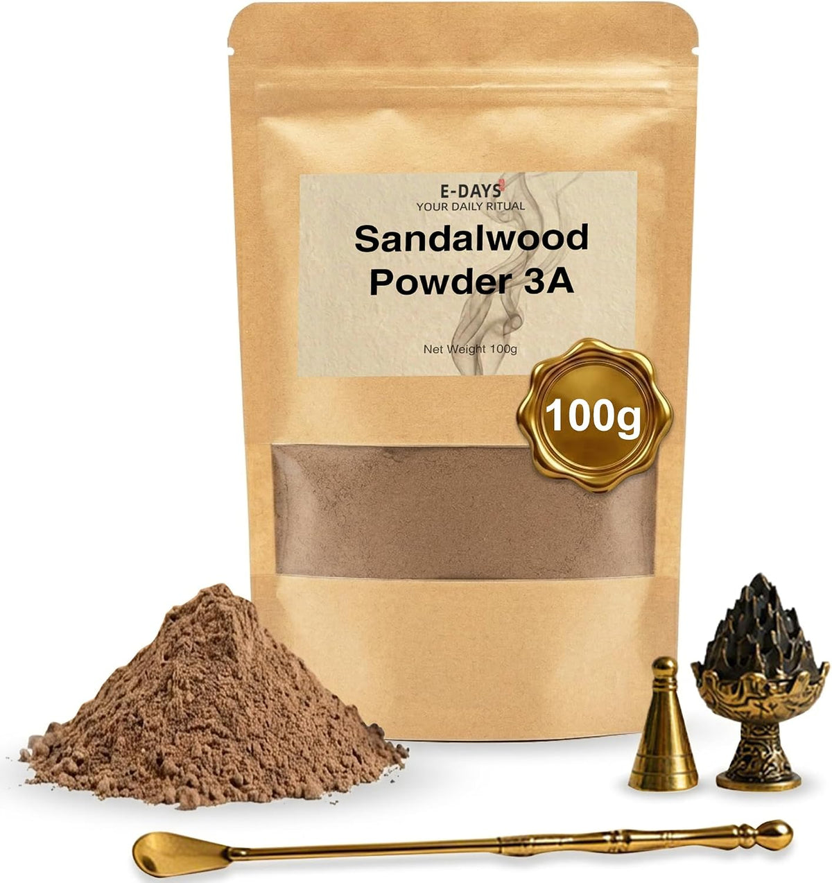 Australian Sandalwood Powder 3.53 oz (100g) 3A Grade