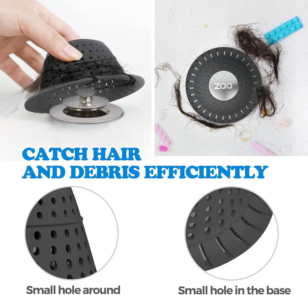zaa Shower Drain Hair Catcher Bathtub Drain Cover Strainer Protector