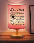 Sister Gifts Table Lamp, Sister Birthday Gifts from Sisters