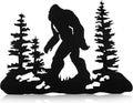 Demissle Big Foot Sasquatch Gift Bigfoot Wall Art Yard Decor, Black