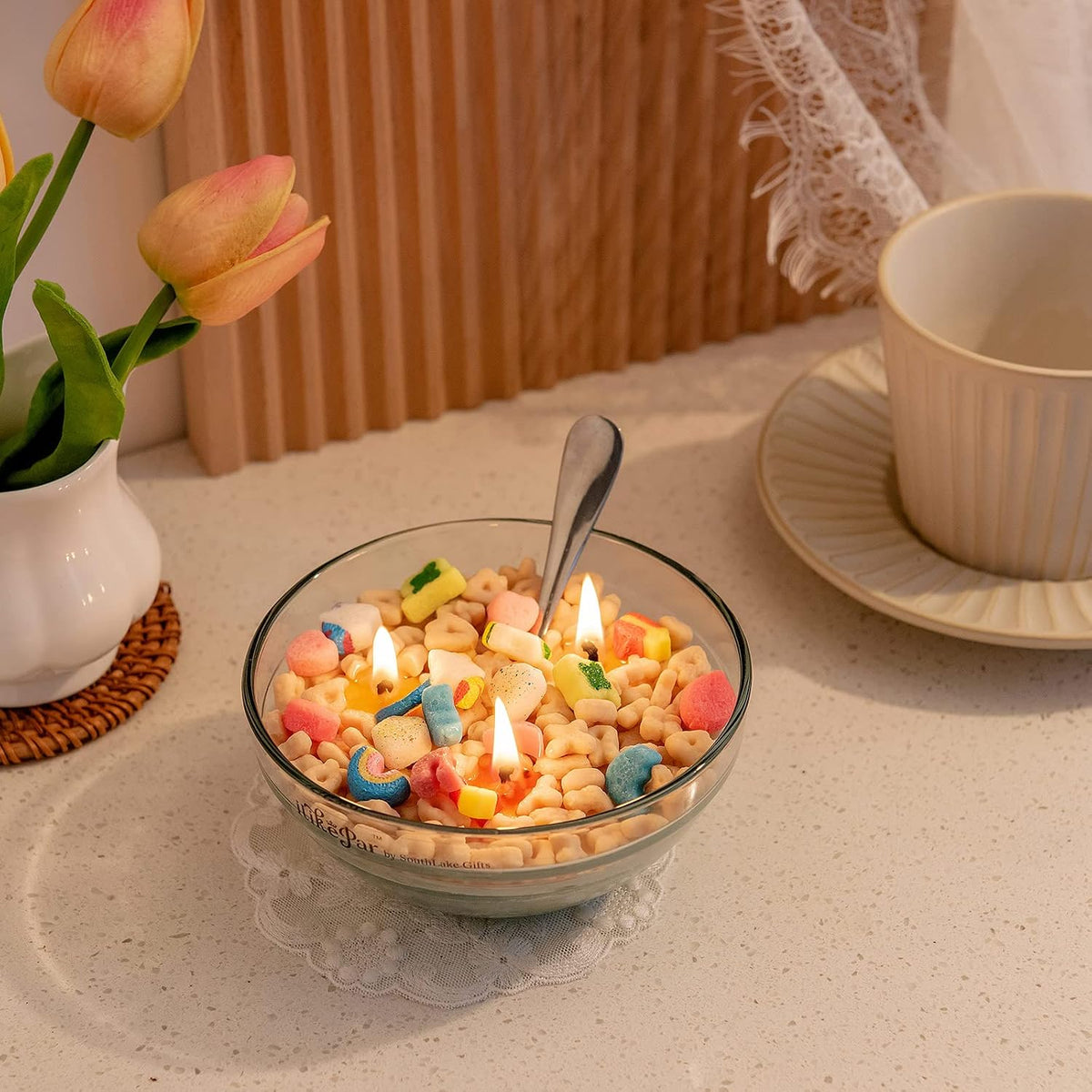 Magic Gem Charms Cereal Bowl Scented Candle