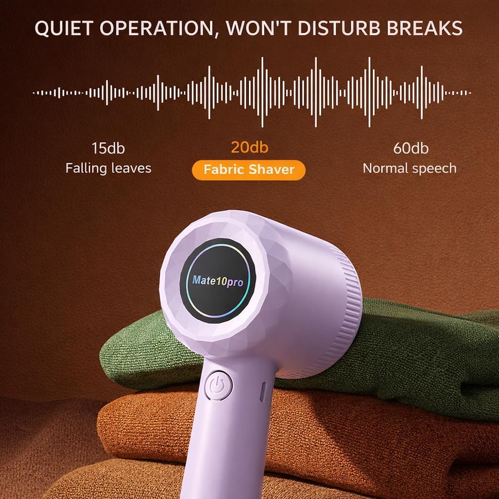 Rechargeable Fabric Shaver Lint Remover for Clothes, Sweaters & Furniture