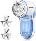 Fabric Shaver, Electric Lint Remover for Clothes & Furniture, Sweater Shaver & Pilling Remover, Depiller with 2 Extra Blades Included, Lint Shaver for Clothing - Battery Operated