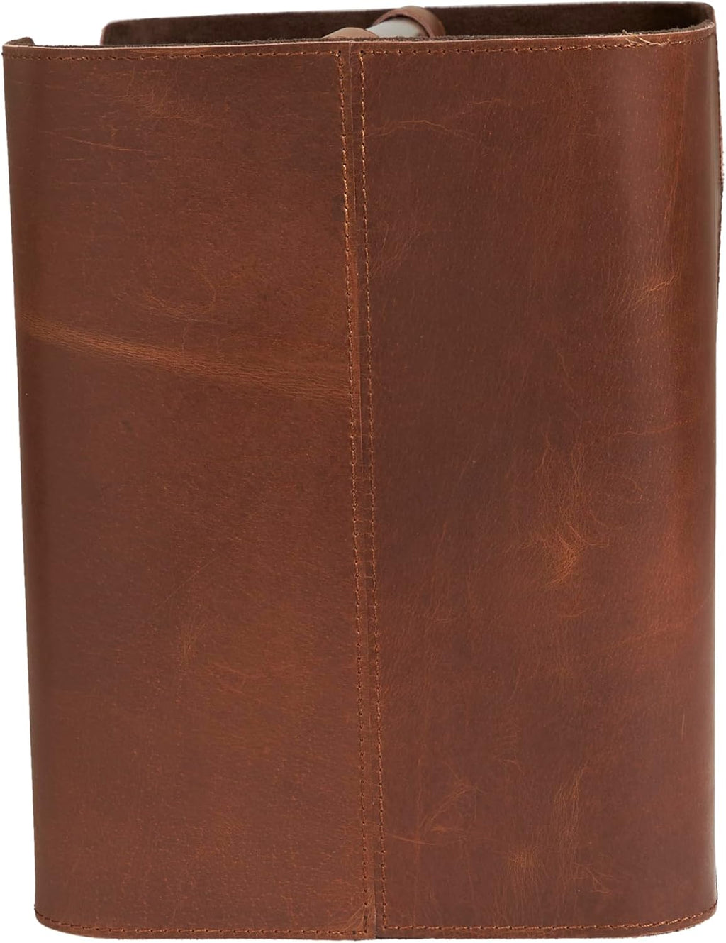 deco 79 Leather Magazine Holder, Basket 16" x 10" x 12", Brown