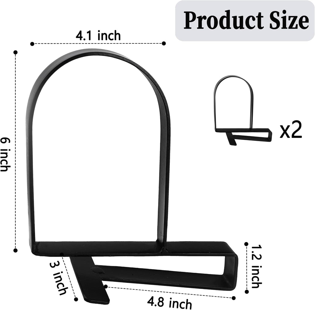 AJART Heavy Duty Bookends for Shelves: Metal Clamp Book for Vinyl Records