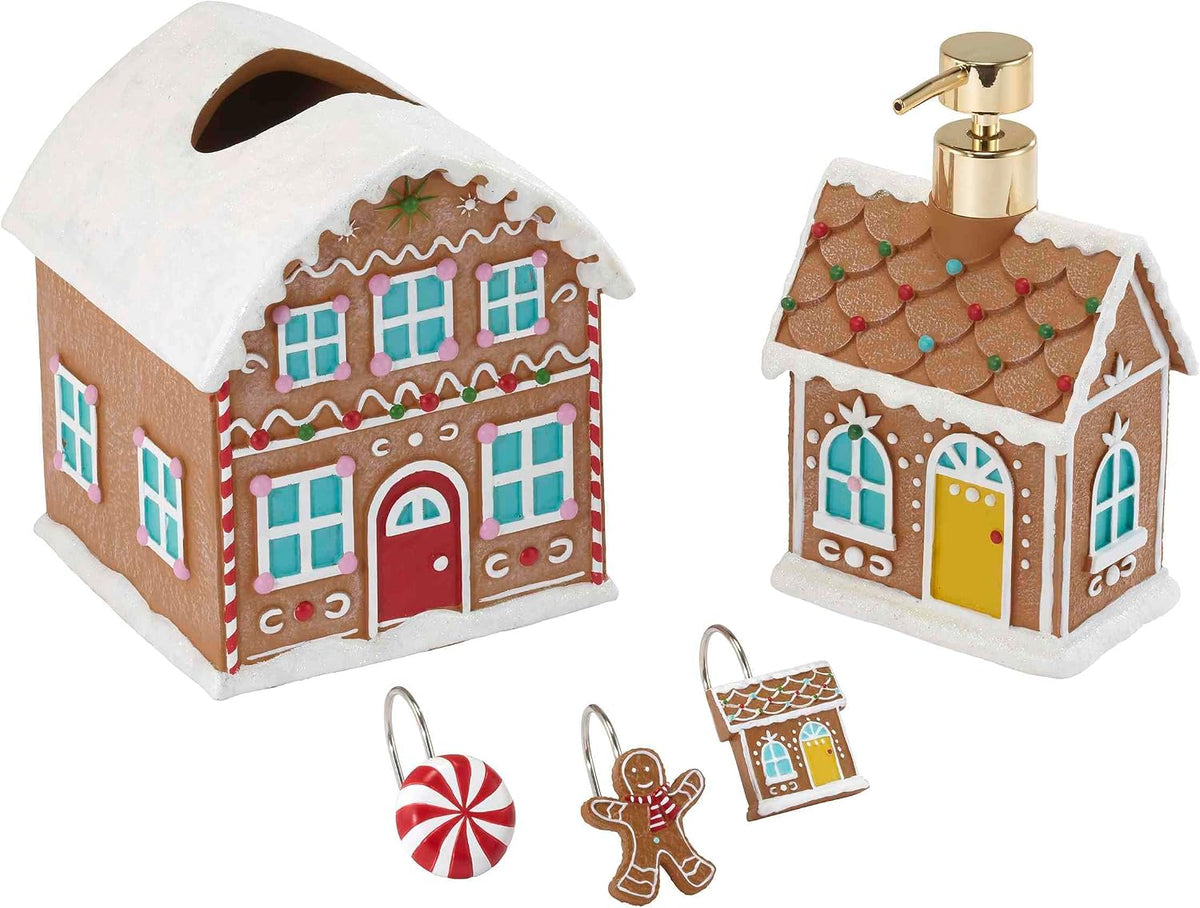 Avanti Linens - Christmas Tissue Box Cover, Tissue Holder for Home