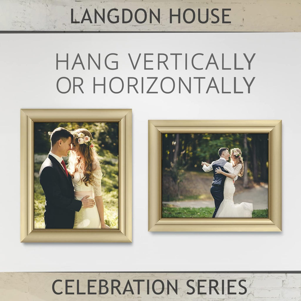 Langdon House 8x10 Picture Frames - Gold, 3 Pack - Celebration Collection