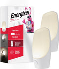 Energizer Night Light Plug into Wall with Manual On Off Switch, 2-Pack