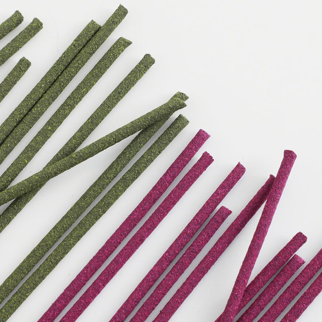 Asayu Japan Matcha and Sakura Incense Gift Set with White Lotus Holder