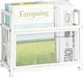 White Magazine Holder, Magazine File Holder