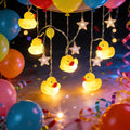 Cute Fairy Duck String Lights, 4.9Ft/1.5M, 10 LED Battery Operated