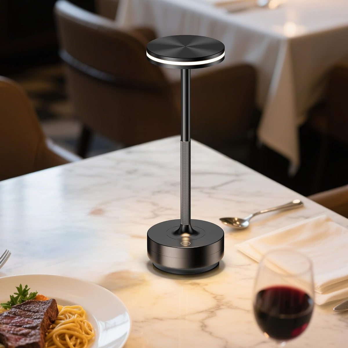 Hapfish Rechargeable Cordless Table Lamps, 5000mAh Battery Operated Lamp