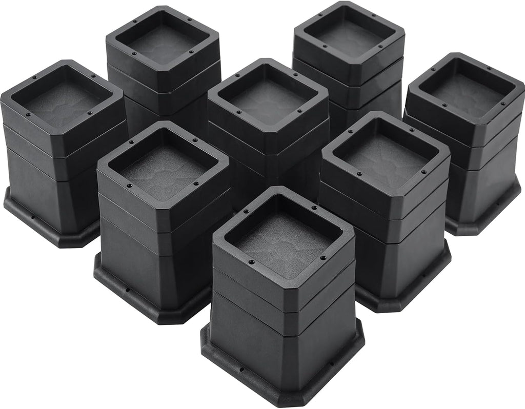 BTSD-home Adjustable Bed Risers 2, 3 or 4 Inch