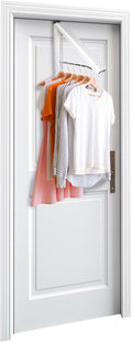 InstaHanger with Over-the-Door Bracket, Retractable Laundry Rack, 1 Pack
