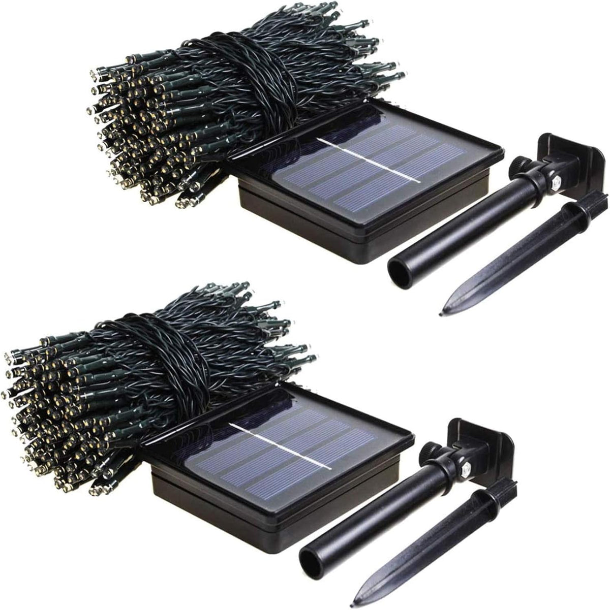 Solar String Lights Outdoor 2 Pack 170FT 480 LED Solar Christmas Light Blue