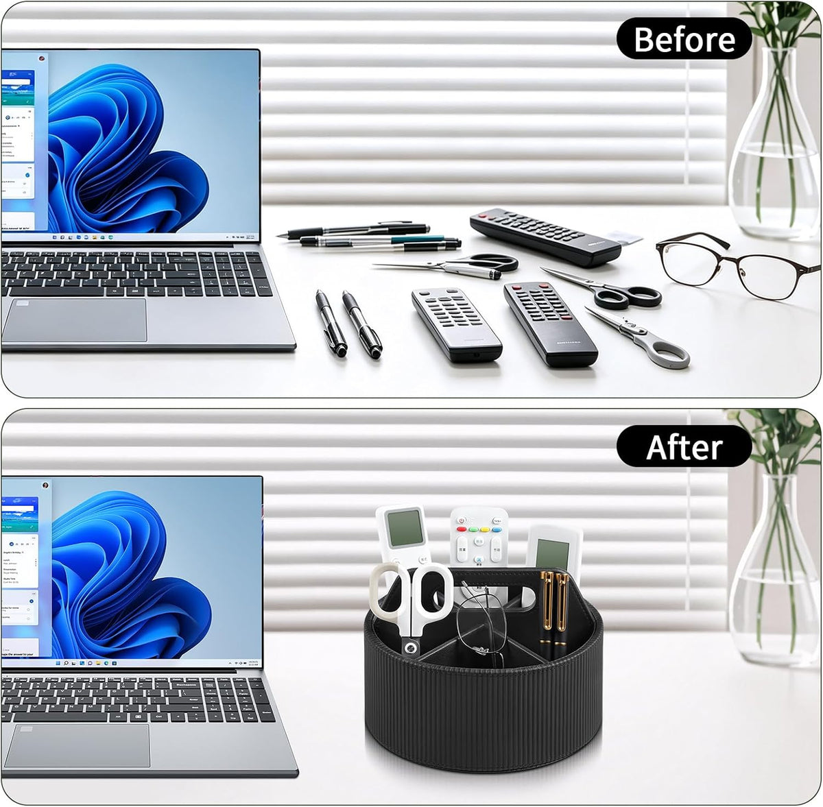 Round Desk Organizer Caddy Caddy Organizer Remote Control Holder