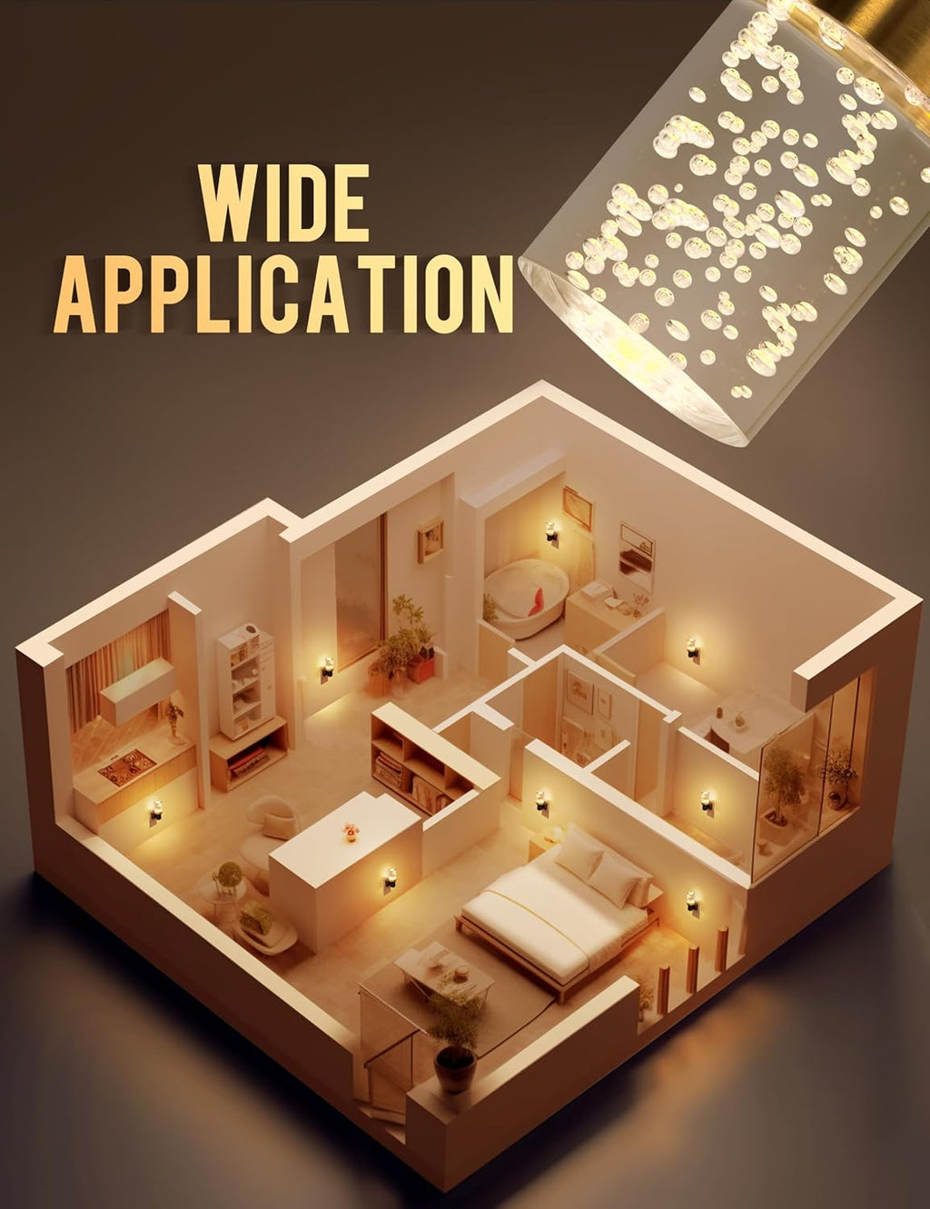 DORESshop LED Night Light, Modern Decorative Design Nightlights