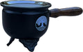 Large Metal Charcoal Incense Burner with Wooden Handle (Tree of Life)