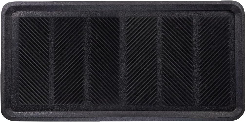 SafetyCare Rubber Shoe & Boot Tray - Multi-Purpose - 32 x 16 Inches - 1 Mat