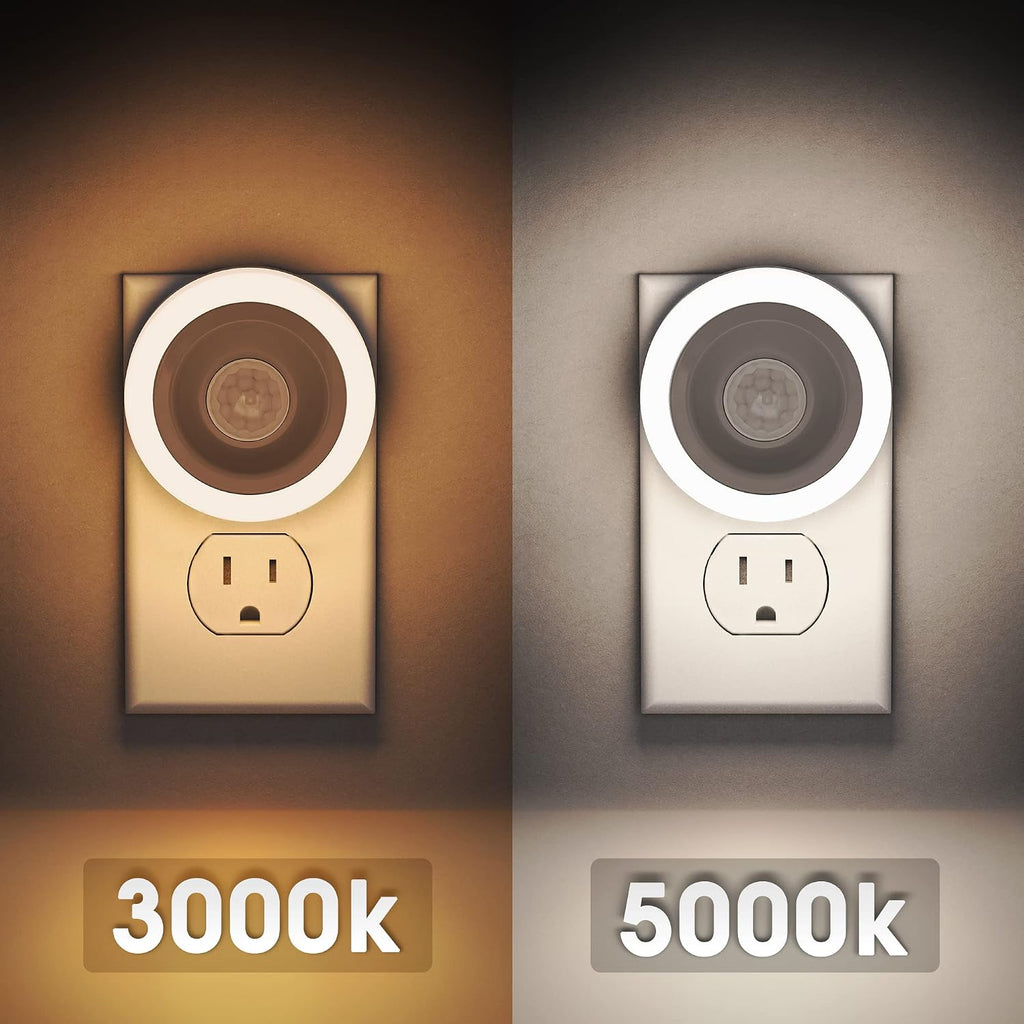 Briignite Motion Sensor Night Light, [2 Pack] Night Lights Plug into Wall