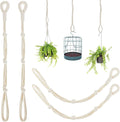 4 Pcs Macrame Hanging Plant Extender, Adjustable Plant Hanger Extender