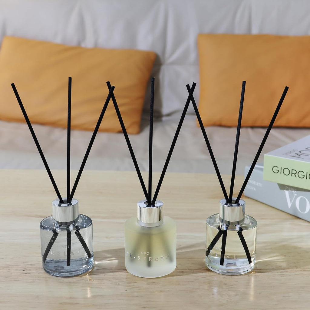 3 Pack Fragrance Reed Diffuser, 50ML Lavender Jasmine Freesia