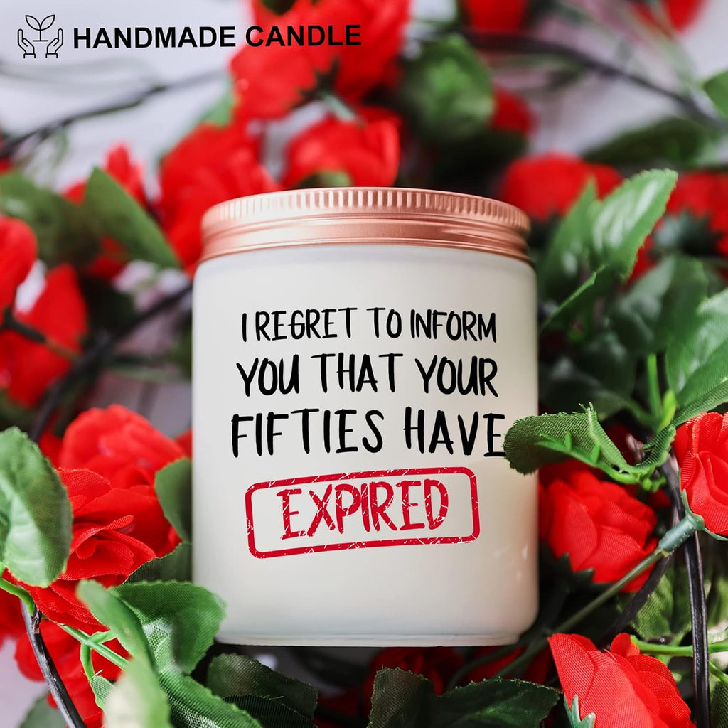 60th Birthday Gifts for Women, Men - Funny 60 Year Old Happy Bday Candle Gift