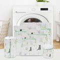 6-Pack Mesh Laundry Bags for Delicates, 6 Sizes Secure Zipper