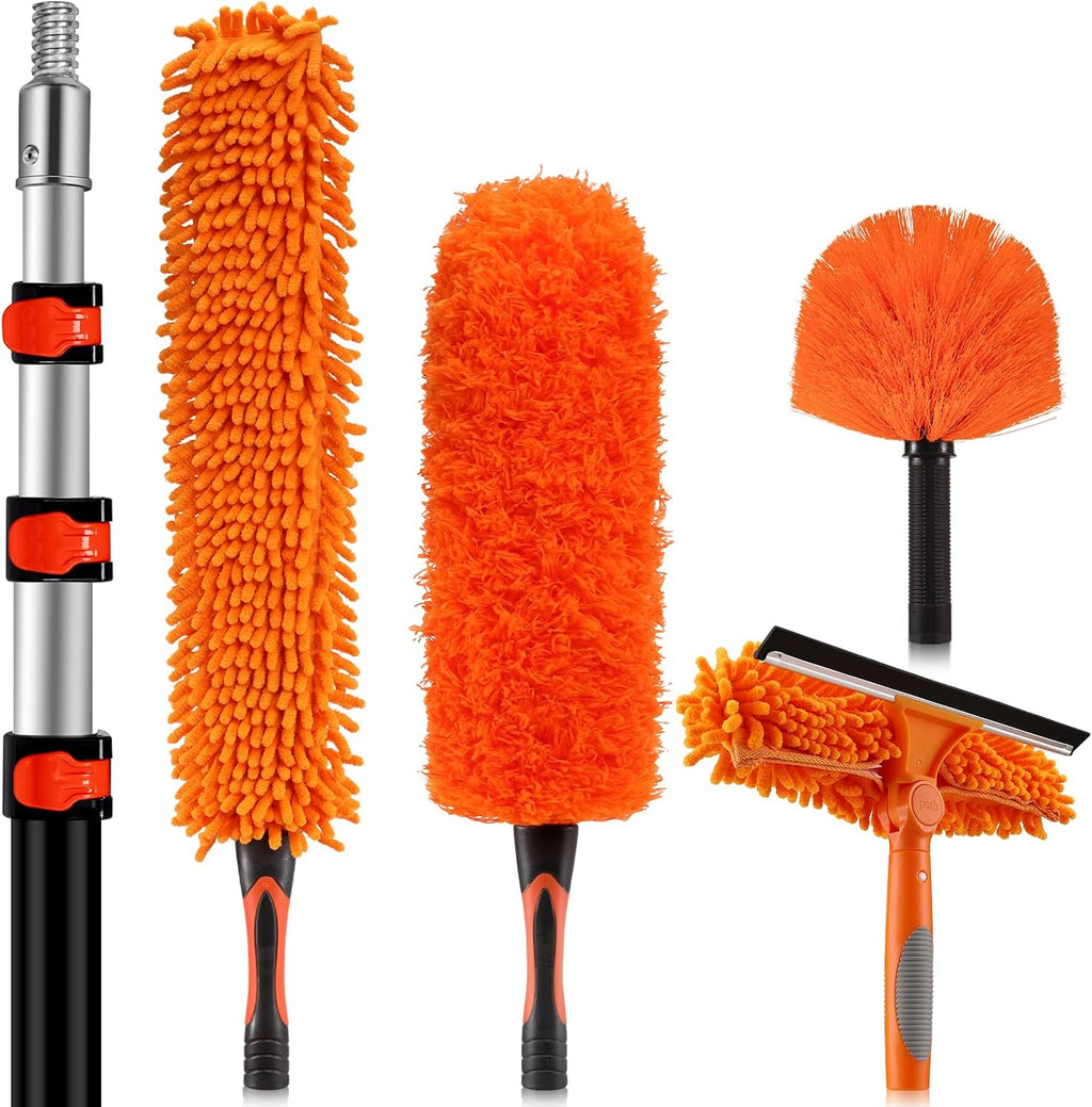 20ft High Ceiling Duster Kit with Heavy-Duty Extension Pole