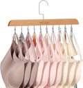 TOPIA HANGER Bra Hanger for Closet, Tank Top Hangers Space Saving Natural