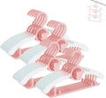 Baby Clothes Hangers 20 Pack, Plastic Kids Hangers Space Saving for Closet
