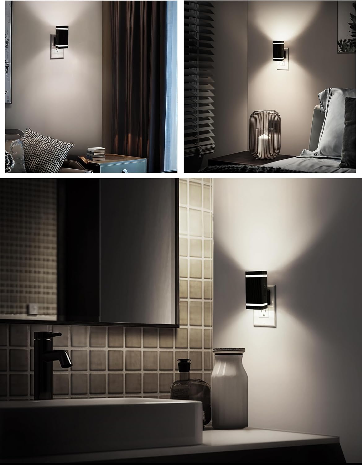 DORESshop LED Night Light Plug in [2 Pack], Night Lights Plug into Wall